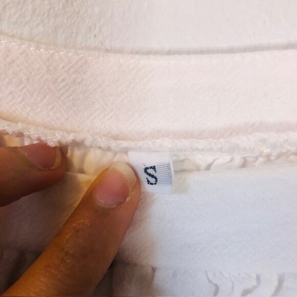 Seyurigaoka Women Summer Ruffled Sleeve Dress, Contrast Color/Solid Colo… - Picture 5 of 8